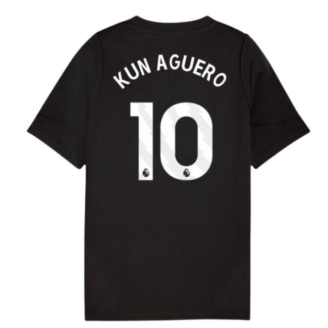 Man City 2025-20 Training Football Shirt Featuring Kun Aguero 10 L ...