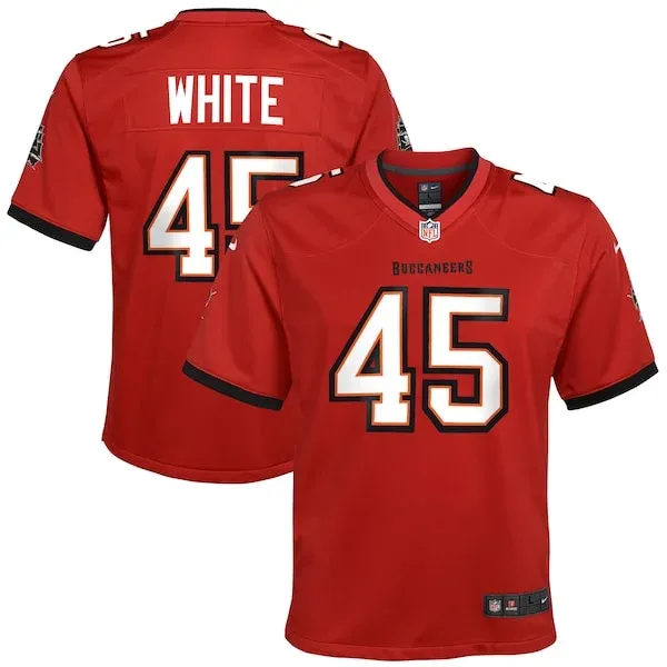 None Devin White Game Jersey - Red | NFL Player Jersey | NFL Football