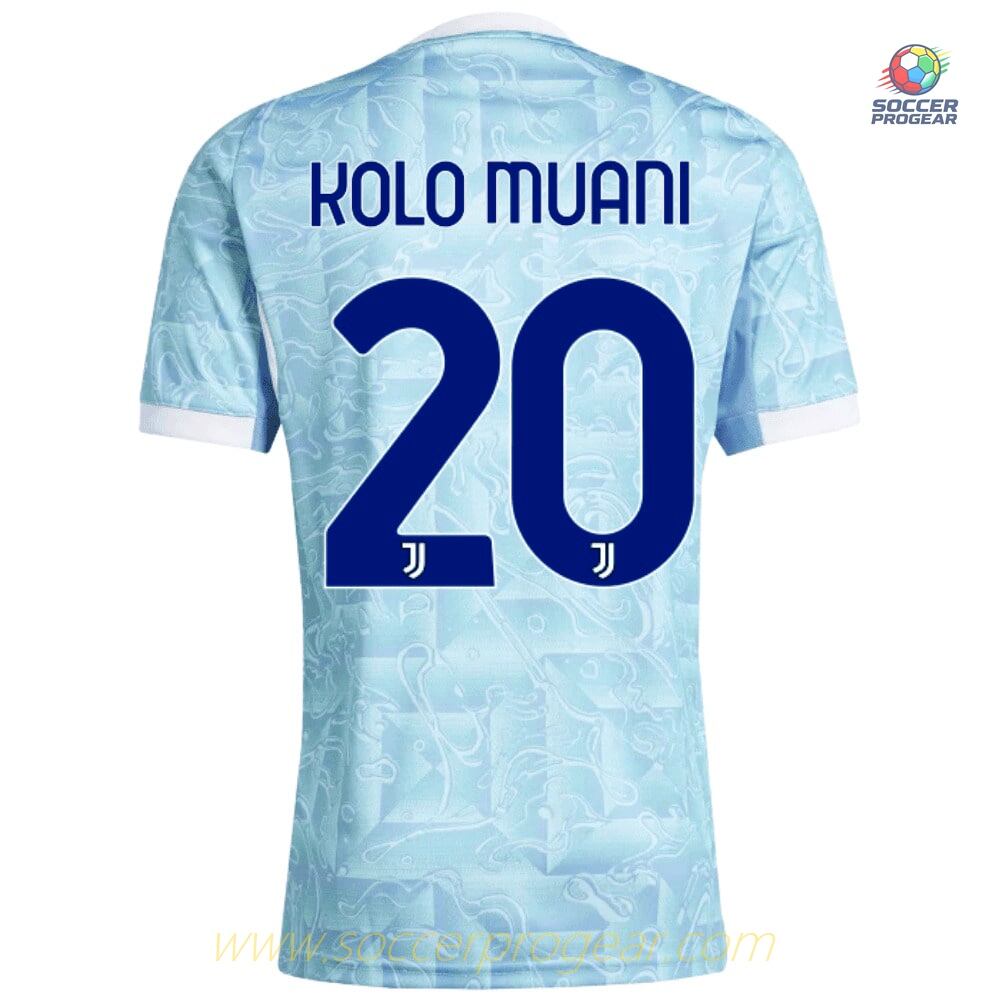 Juventus Away Soccer Football Shirt 2025/26 Collection Kolo Muani