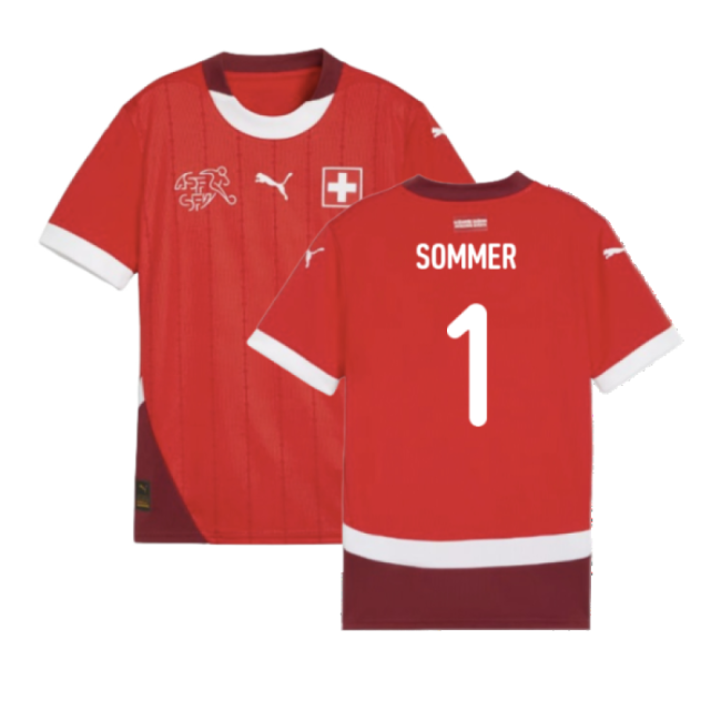 Match Replica Switzerland Home Replica Jersey (Kids) (Sommer 1)