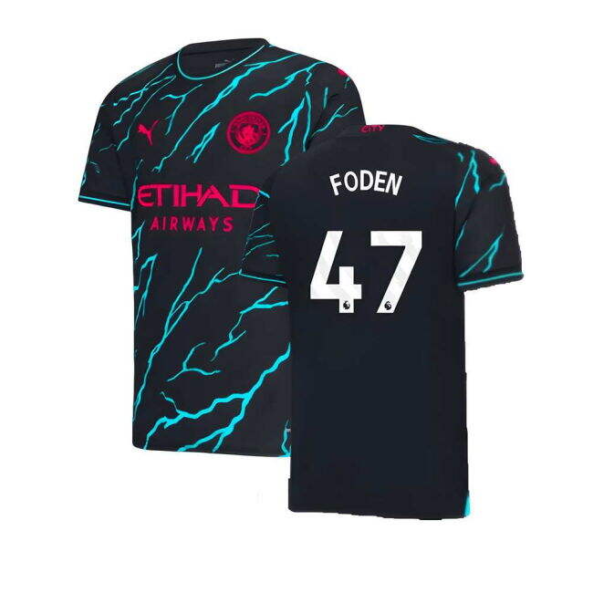 2023-2024 Man City Third Shirt (FODEN 47) (Fan Favorite)