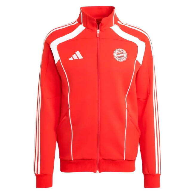 2025-2026 Bayern Munich UBP Doubleknit Track Top (Red)