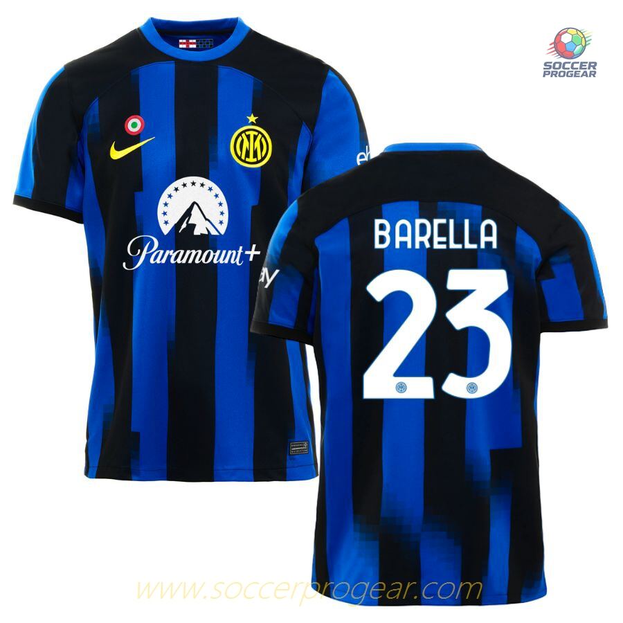 INTER MILAN High Quality HOME JERSEY 2023 2024 BARELLA
