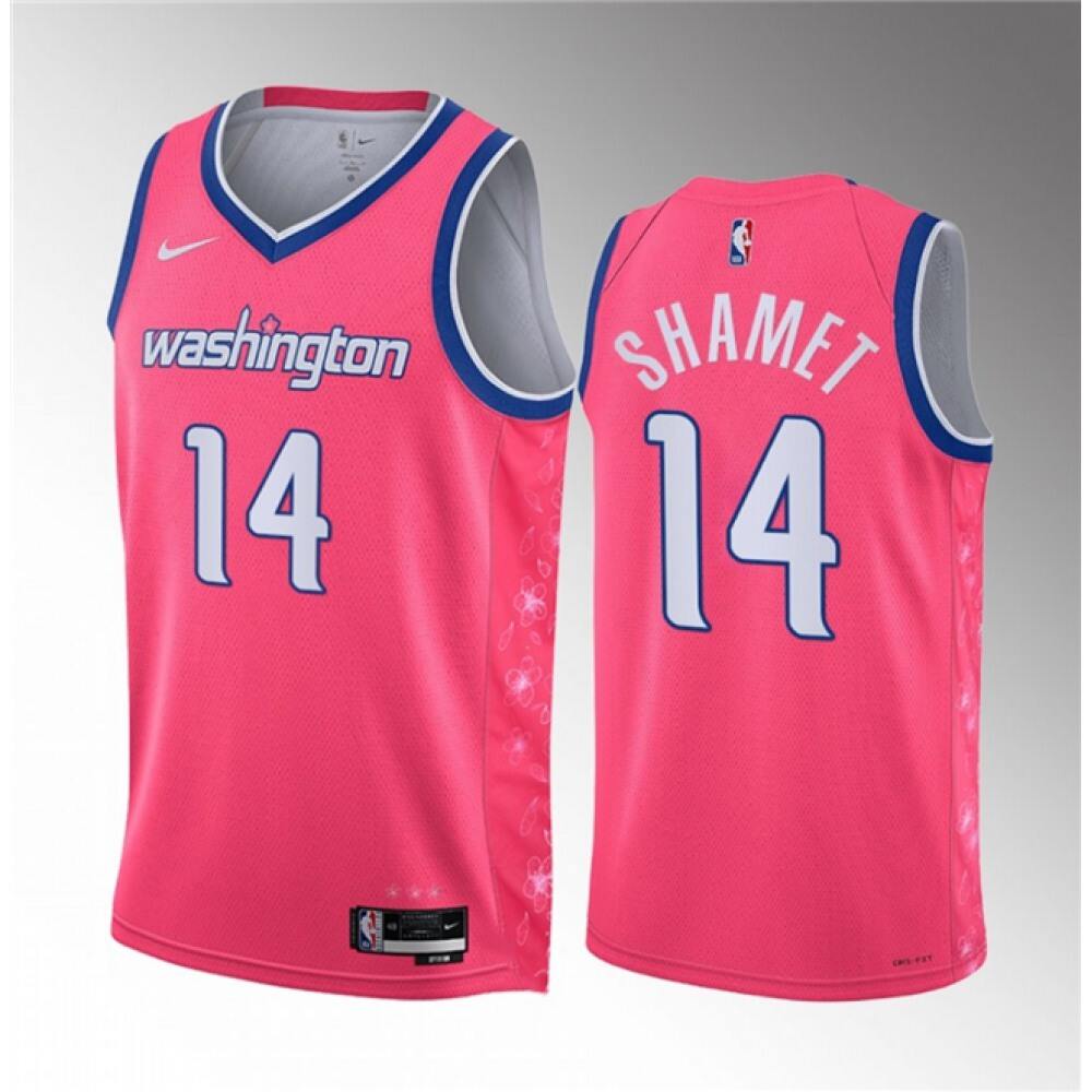 Cost-Effective Men's Wizards #14 Landry None Basketball Jersey