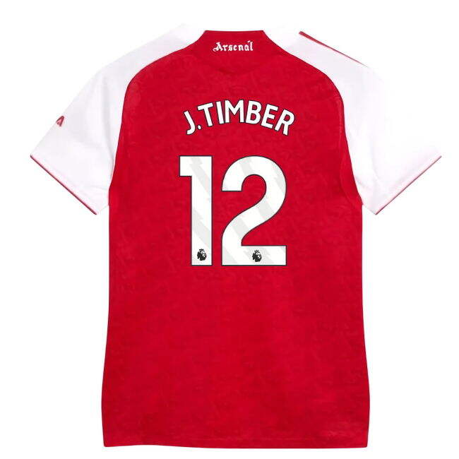 Committed Arsenal Arsenal Authentic Home Shirt Womens J Timber #12...