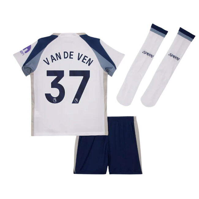 2025-20 Tottenham Home Jersey Van De Ven #37 L M S Kids