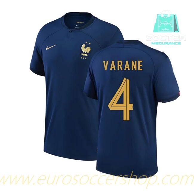 2022-2023 World Cup French National Team Home Shirt (VARANE 4)