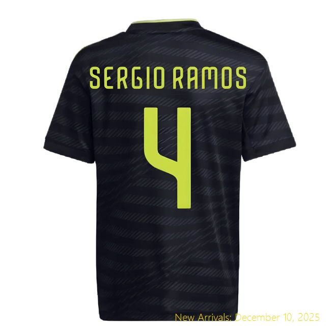2022-2023 Real Madrid RM Premium Third Shirt (Kids) (SERGIO RAMOS 4)