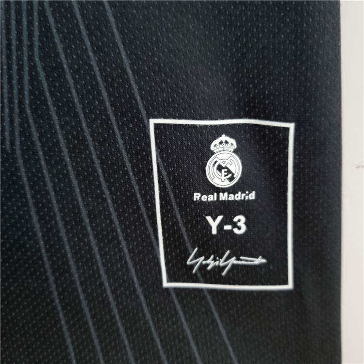 Real Madrid X Y3 2223 Black Soccer Jersey Football Shirt - Official
