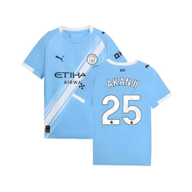 Man City Famous Club Heritage Jersey - 2025-2026 (Akanji 25) (Kids)