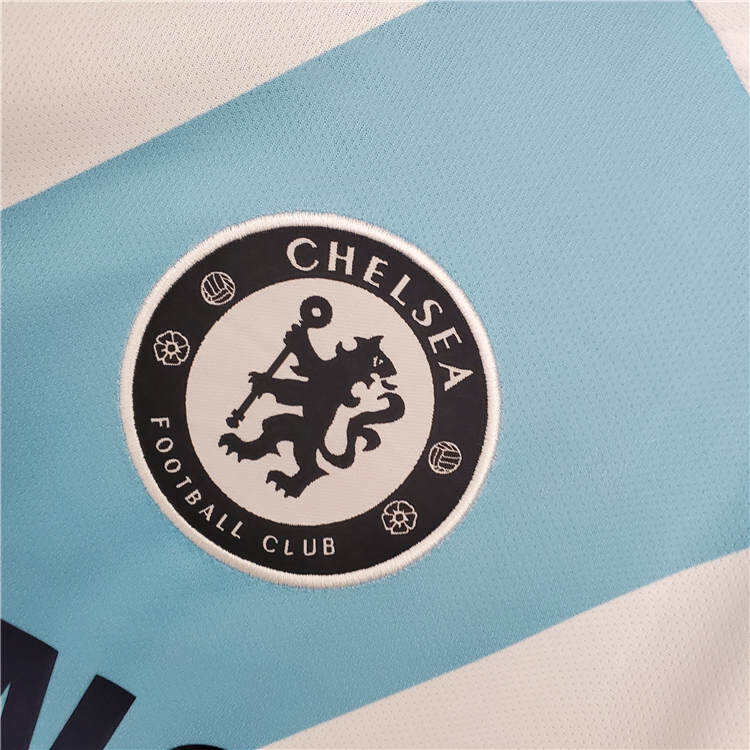 1213 CHELSEA RETRO AWAY WHITE SOCCER SHIRT JERSEY - Official Replica