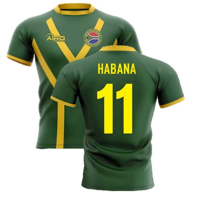 Habana 11 Match Worn Style South Africa Concept Pro Shirt 2025-2026