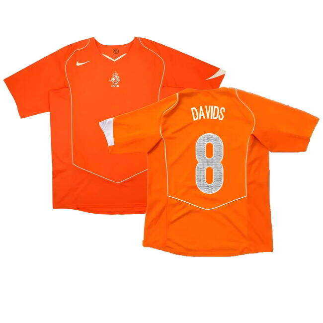 Exquisite Holland 2004-05 Home Shirt ((Very Good) XXL) (Davids 8) Avant-garde