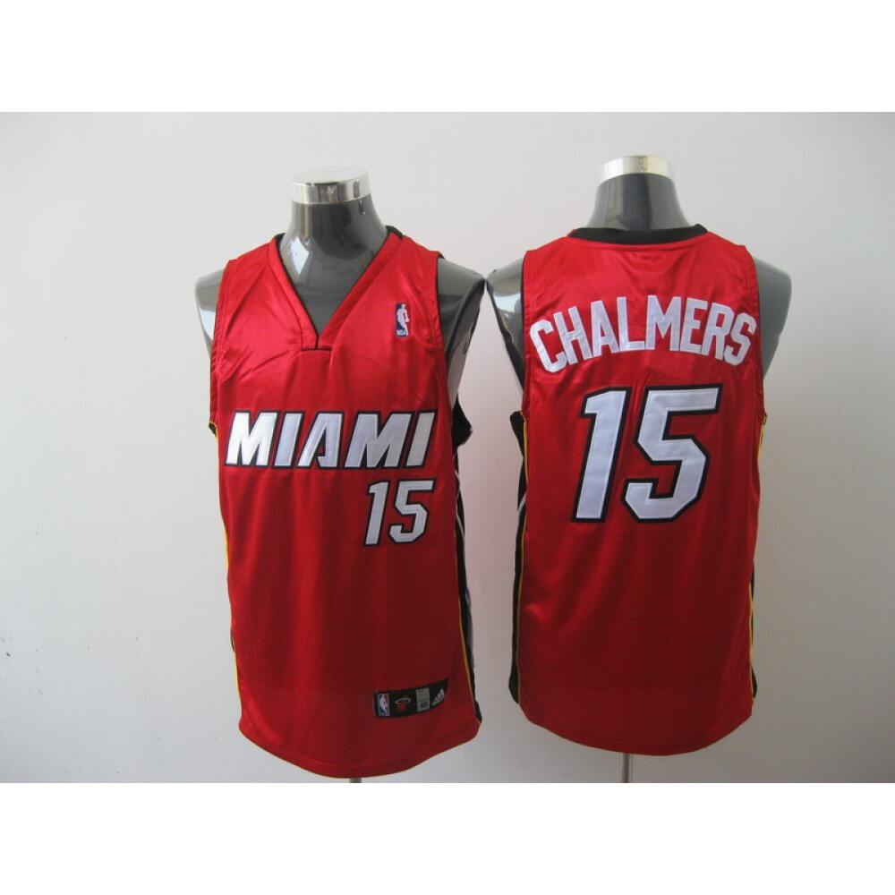 Game Day Budget-Friendly Men's MIA #15 Mario Red Basketball Jersey