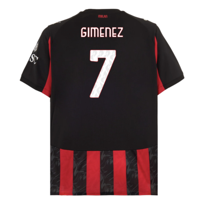 AC Milan Modern Home Jersey 2025-2026 #37