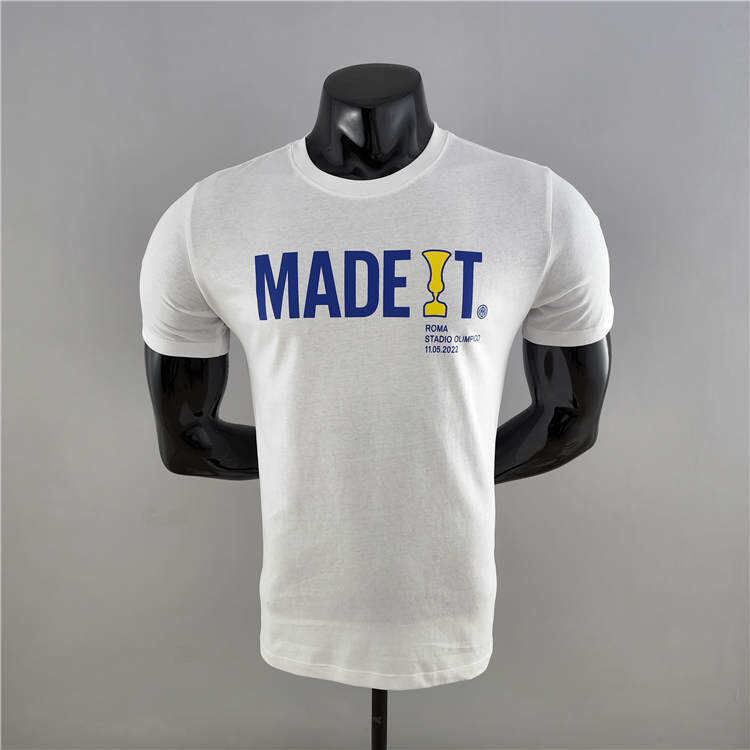 21-22 Inter Milan Champion White T-Shirt - Official Replica 6734