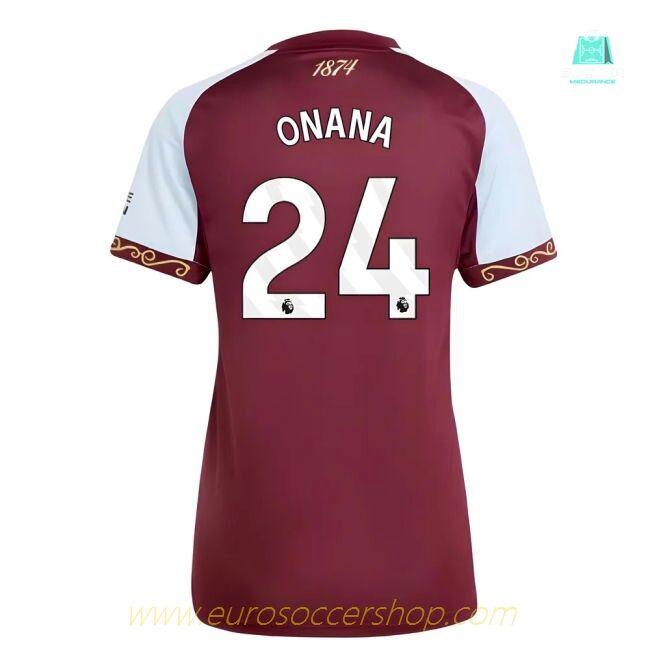 2025-2026 Aston Villa Home Shirt (Womens) (Onana 24)