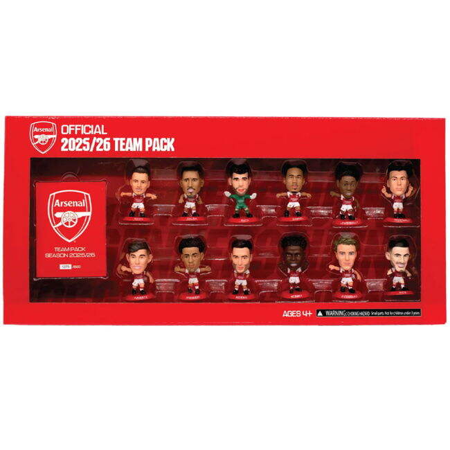 Arsenal 25-26 Home Football Shirt Featuring Arsenal FC SoccerStarz ...