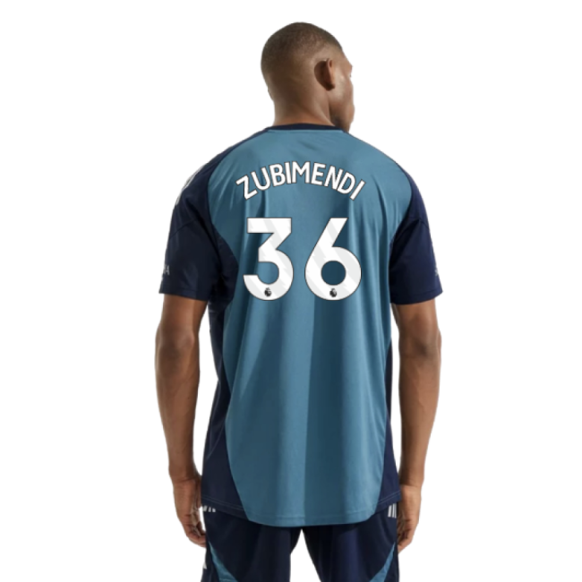 Match Quality Dedicated Arsenal Arsenal Training Shirt Blanch Blue...
