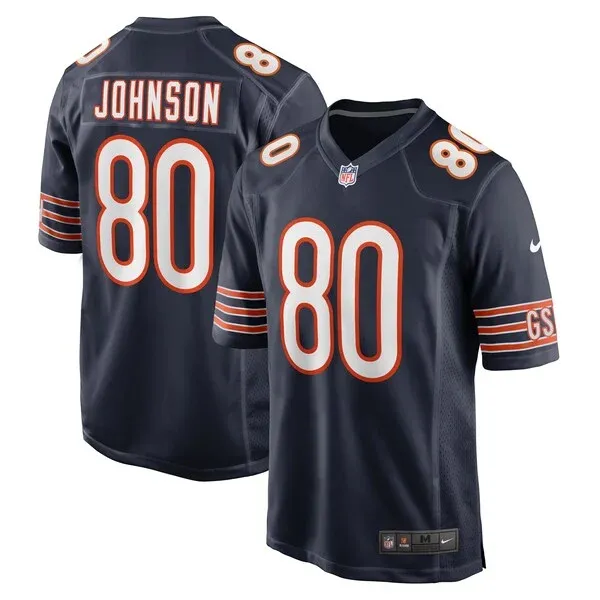 None Collin Johnson Game Jersey - Navy | NFL Player Jersey | NFL Footb