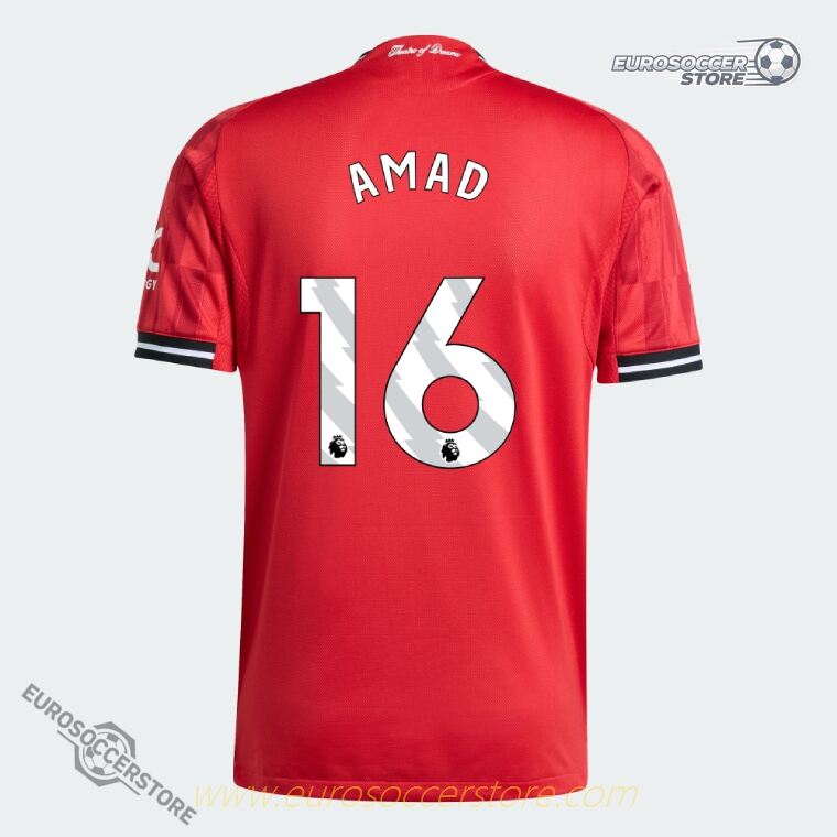 25-26 Season Manchester United Home AMAD 16 Player Version Jersey