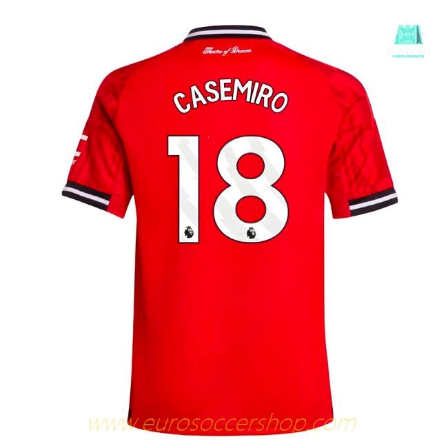 2025-2026 Man Utd Home Shirt (Kids) (Casemiro 18)