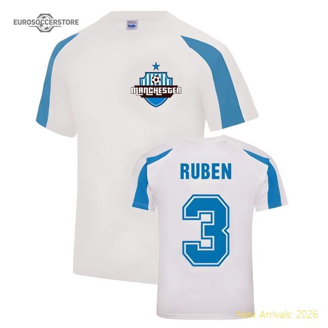 Premium Ruben Dias Man City Sports Training Jersey (white) - Premium