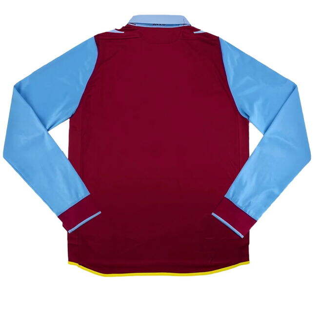 2012-2013 Home Shirt by Aston Villa Long Sleeve (Men