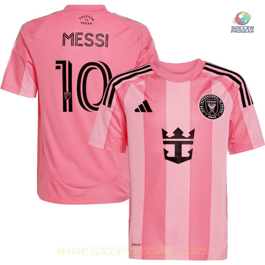 Inter Miami 2025-2026 Season Home Messi Kids Edition Football Jersey