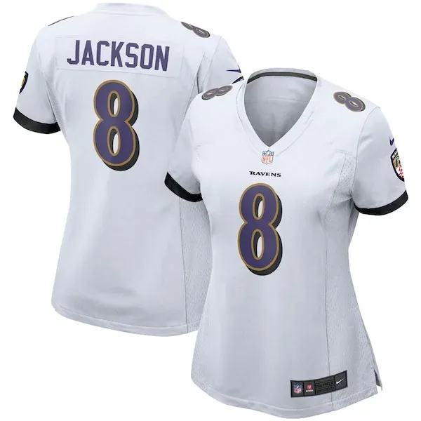 Performance Baltimore Ravens Game Jersey - Premium White NFL Fan Je...
