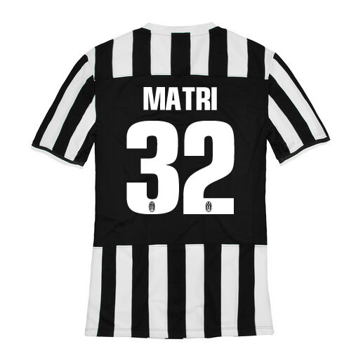13-14 Juventus 32 Matri Home Jersey Shirt - Official Replica 1567