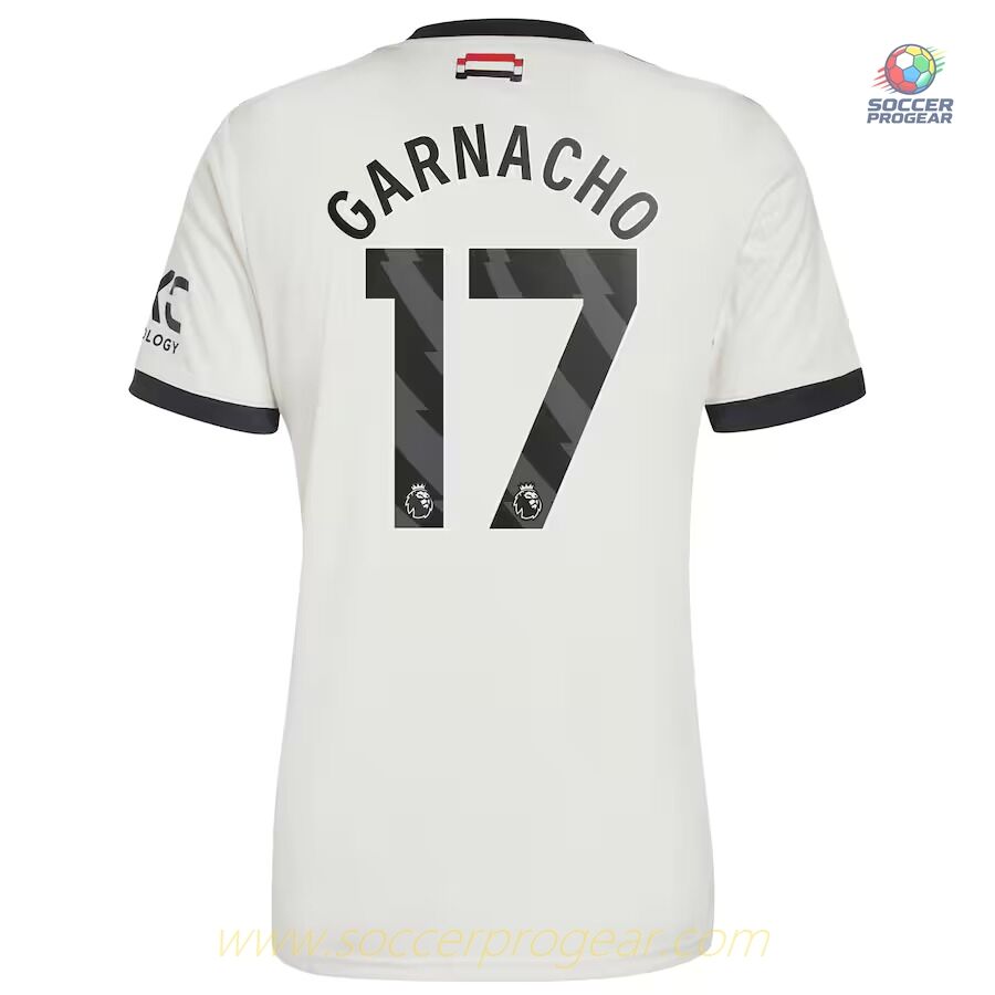 Manchester United Third Kids Edition Kit Team Jersey 2024/25 Collection Garnacho