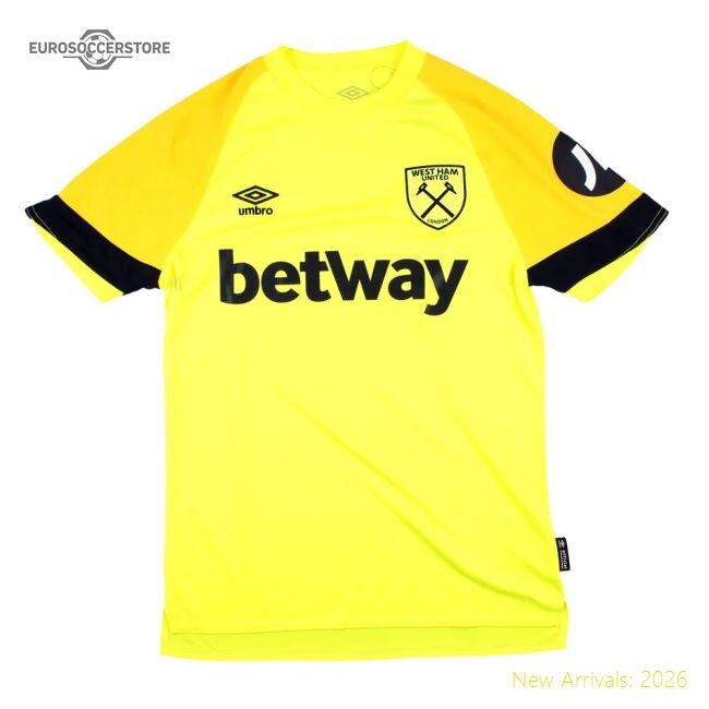 Premium 2023-2024 West Ham Change Goalkeeper Shirt (yellow) - Premium