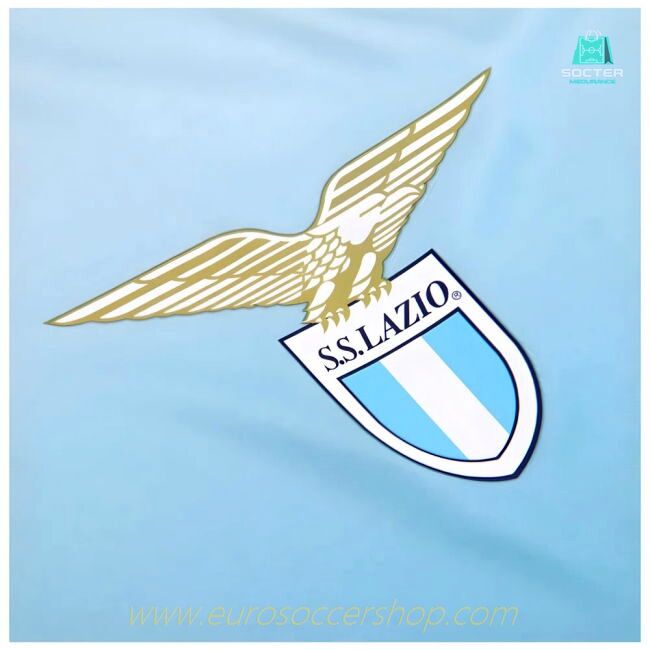 2024-2025 Lazio Graphic Training Shirt (ice Blue)