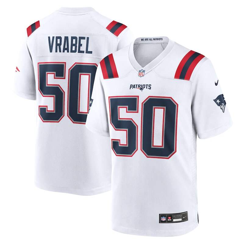 None Mike Vrabel New England Patriots Budget-Friendly Replica Jersey