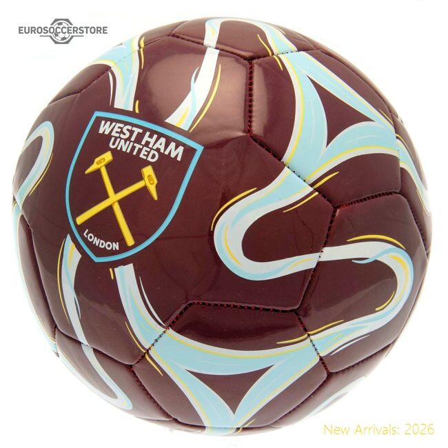 West Ham United Fc Cosmos Colour Football - Collectors Item