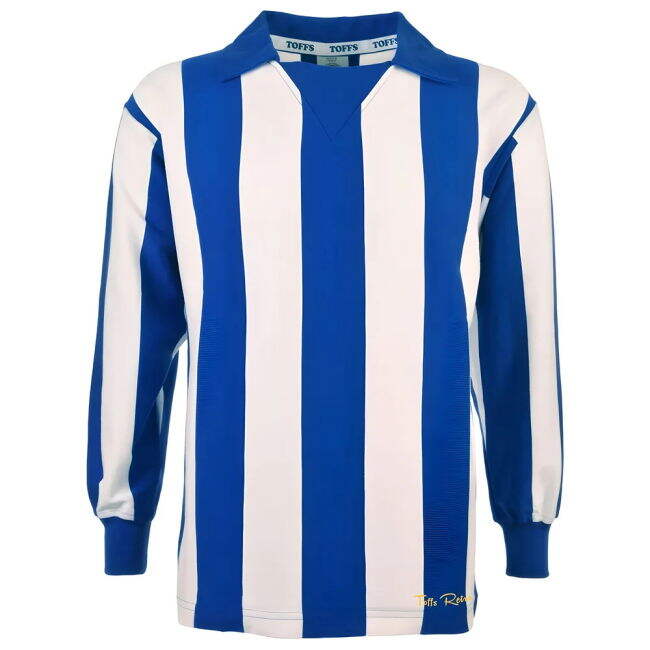 Stylish Toffs Retro 1970s Striped Retro Football Shirt for Match Day