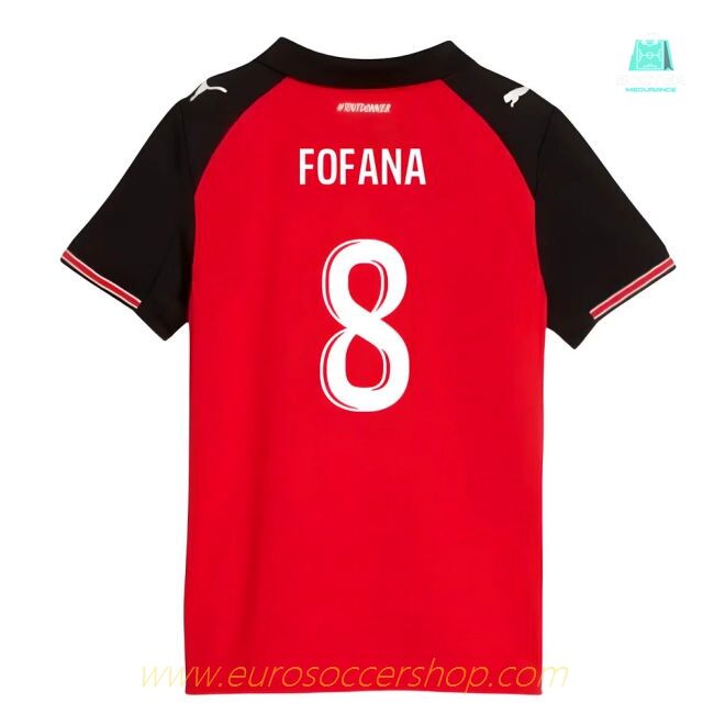 2025-2026 Stade Rennais Home Shirt (Kids) (Fofana 8)
