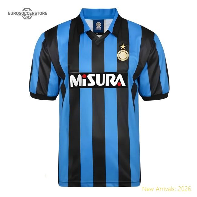 Score Draw Internazionale 1990 Retro Football Shirt - Match Quality