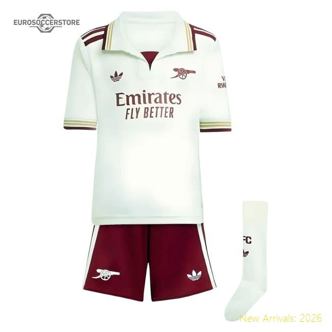 Authentic Third Arsenal Jersey 2025-2026 Quick-dry Quick-dry