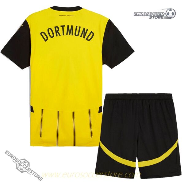 Men's Borussia Dortmund Home Football Jersey Kit for the 24-25 Season