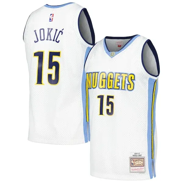Nikola Jokic DEN Swingman Jersey - classic Basketball - White