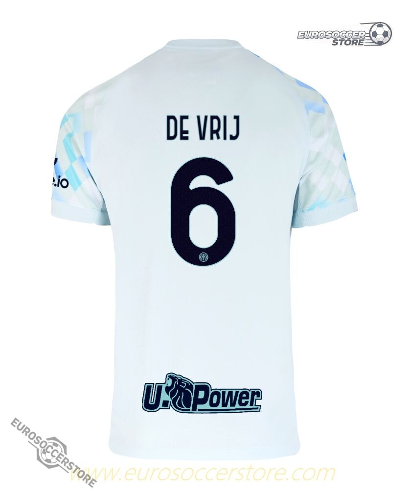 De VRIJ 6 Away Jersey of Inter Milan for the 25-26 Season