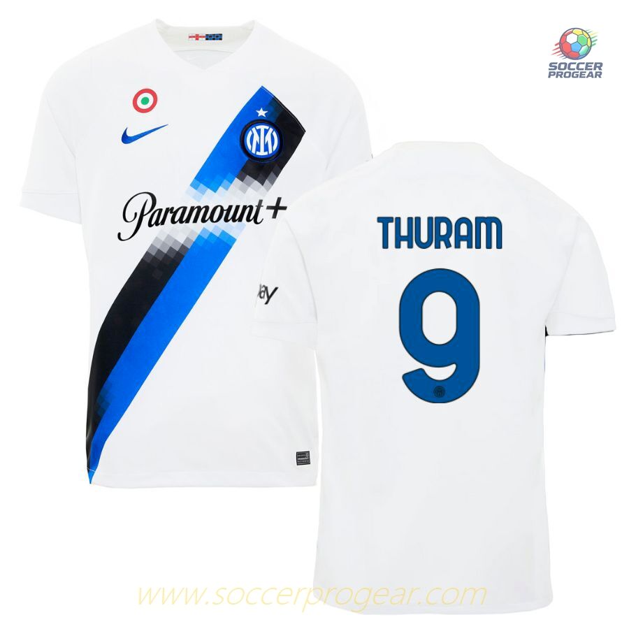 Inter Milan Soccer Jersey 2023 2024 Away Thuram