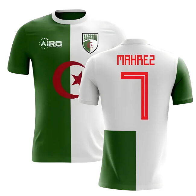 2025-2026 Algeria Soccer Team Home Strip (Mahrez 7)