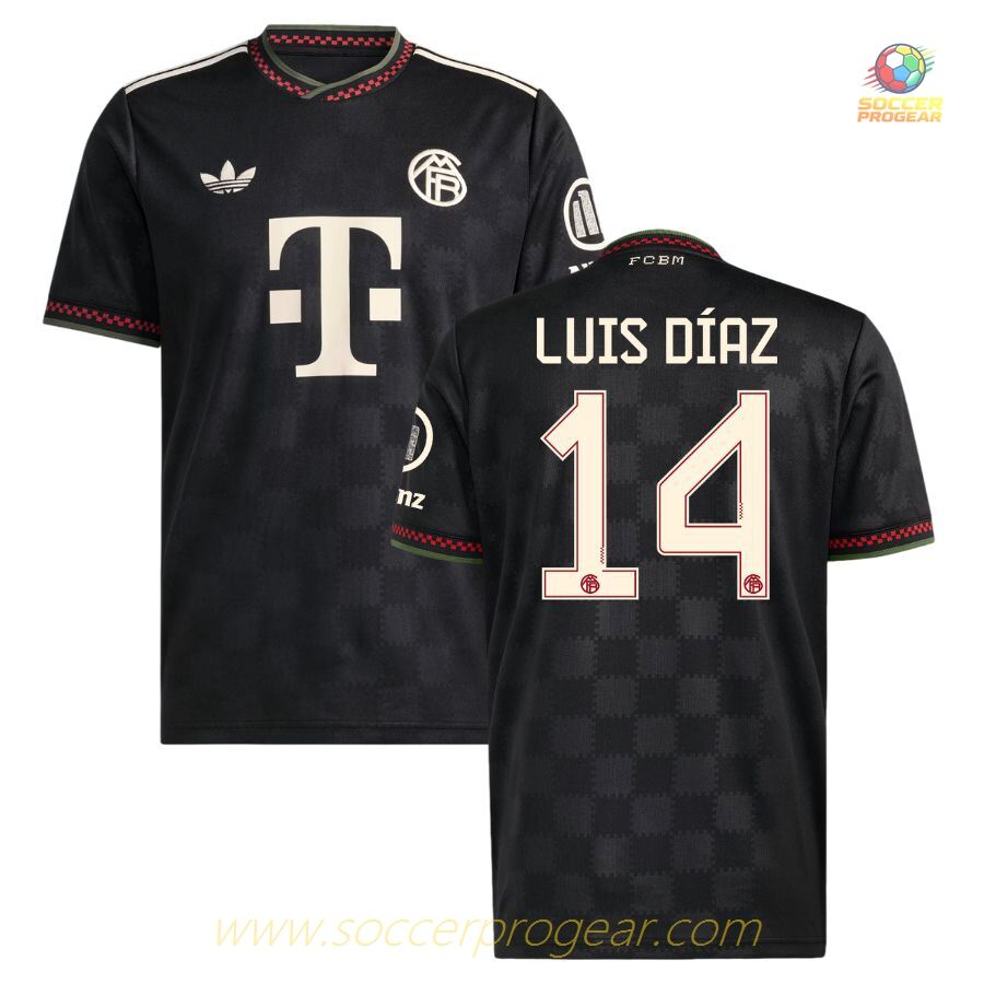 Team Jersey Bayern Munich Third 2025-26 Edition Luis Diaz