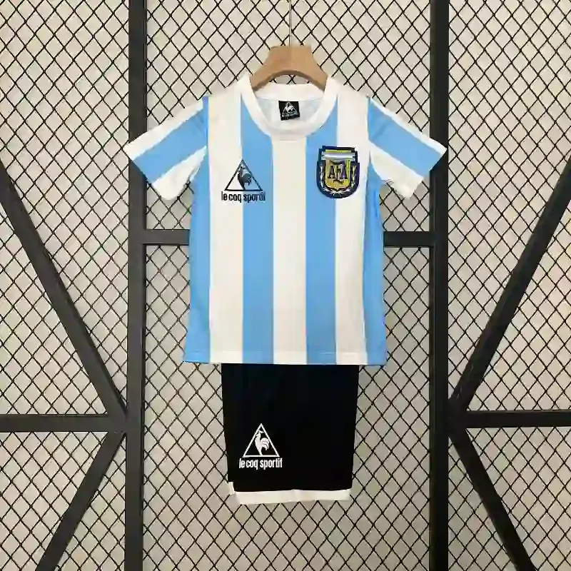 1986 Kids Argentina Jersey retro kit