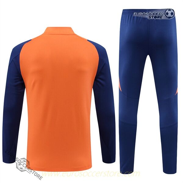 Manchester United's 24-25 Training Suit in Orange
