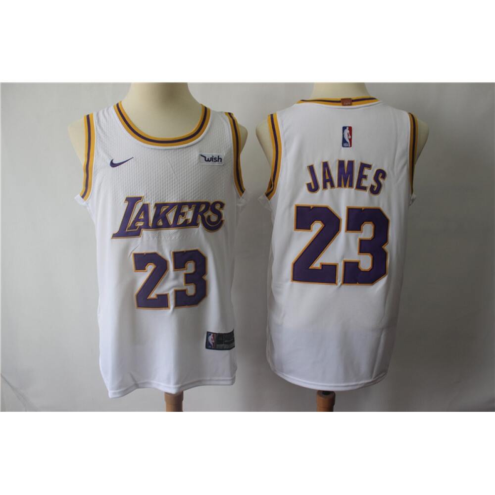 LeBron James23 Los Angeles Lakers White Jersey - - NBA Collection