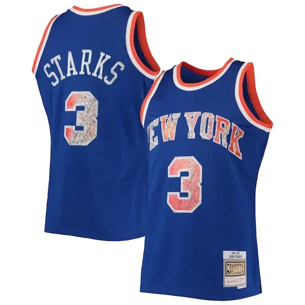 John Starks NYK Swingman Jersey - official NBA - Blue athletic